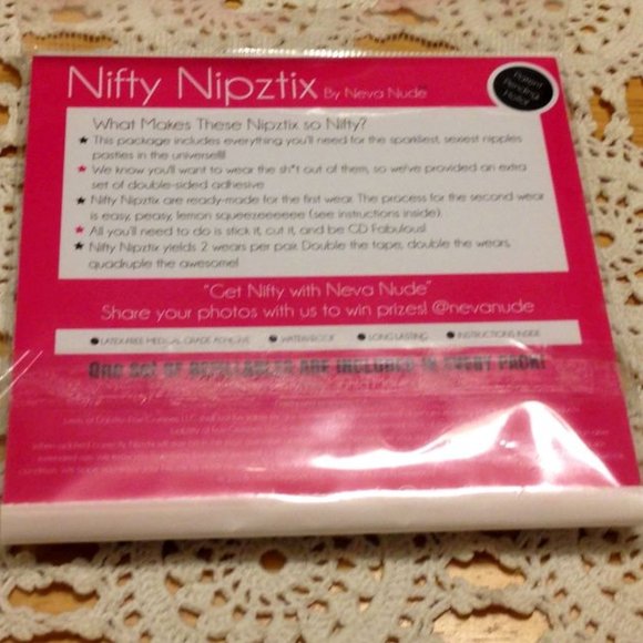 New candy cane Christmas nipple pasties - Picture 2 of 7